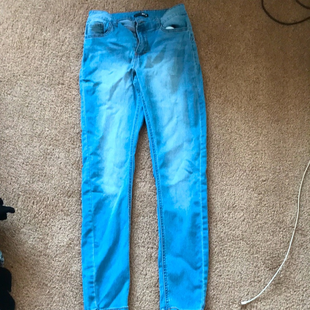 Light blue jeans